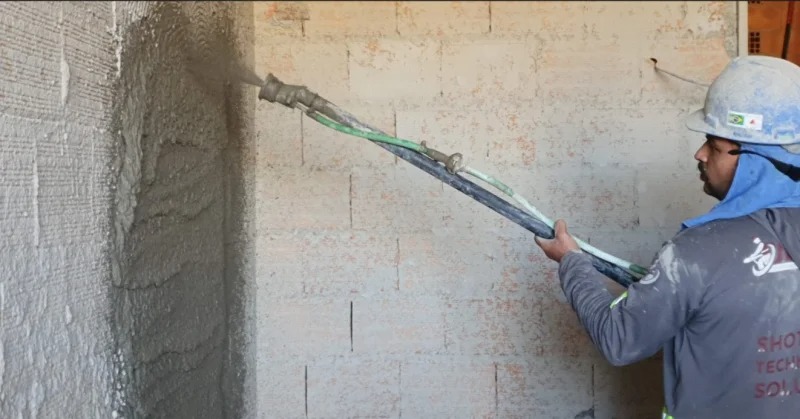 Reboco Projetado